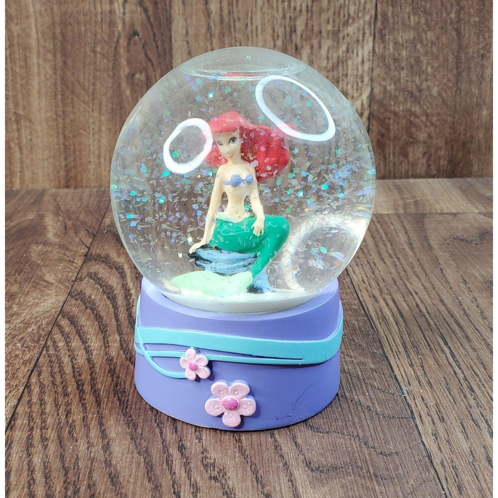 Little Mermaid Snow Globe 4.5" Disney FAB Starpoint